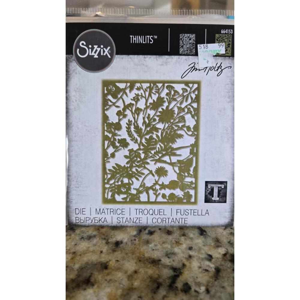 Tim Holtz Sizzix Thinlits Organic New NiP